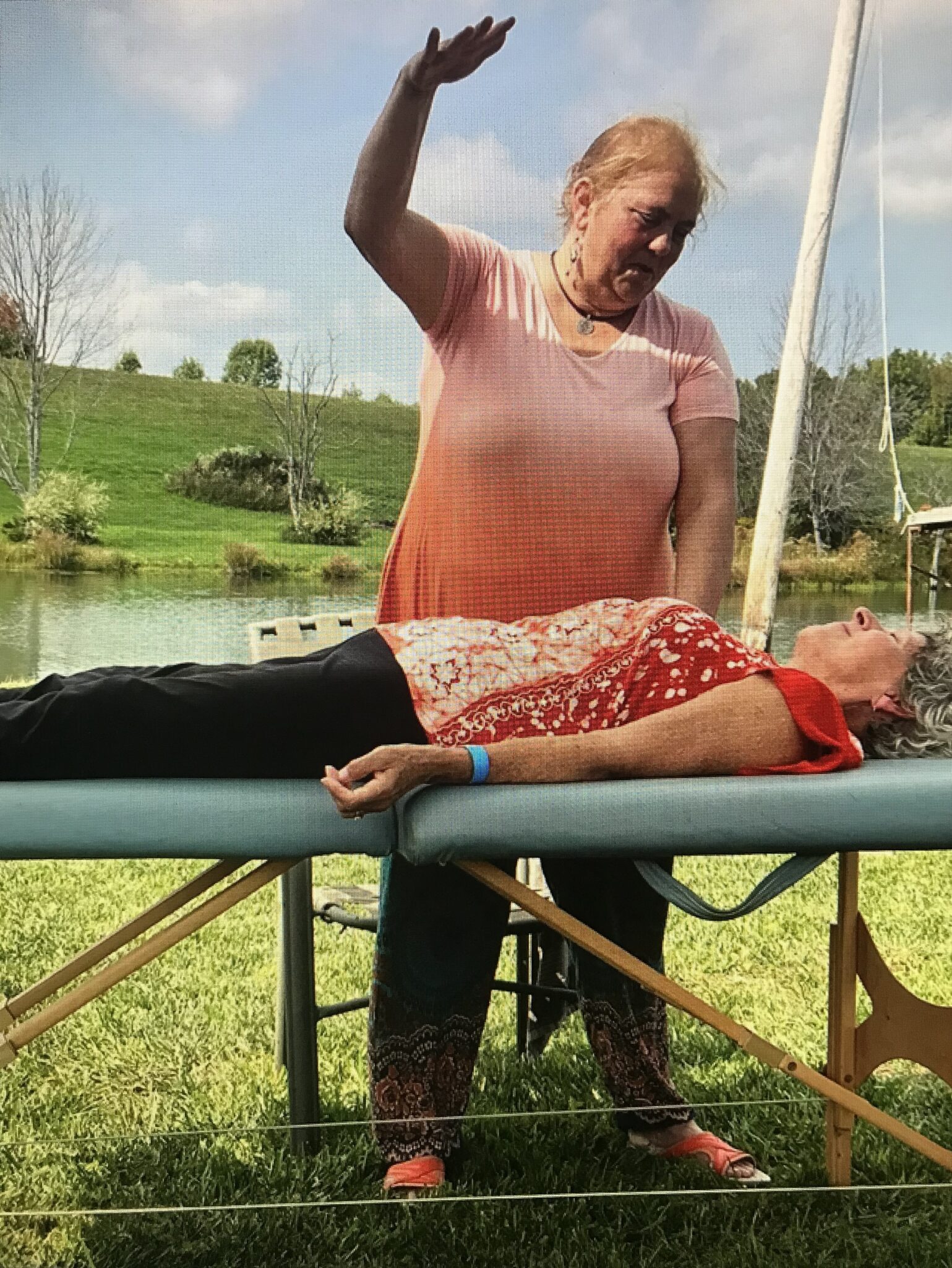 Laura Riposo-Hackney at the fair