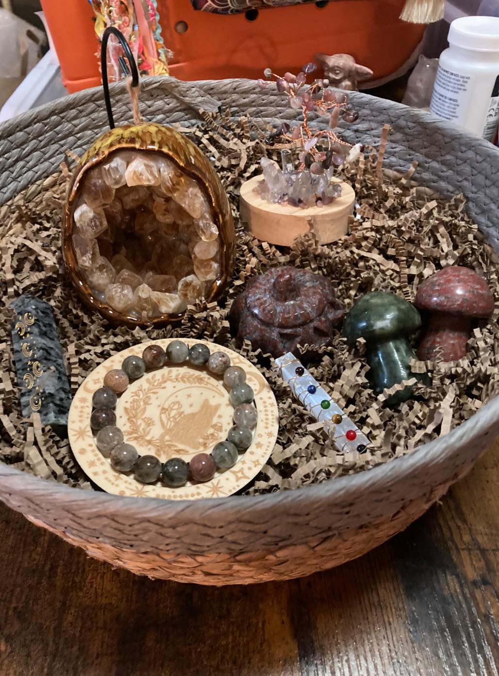 Adirondack Crystalry gift basket donation