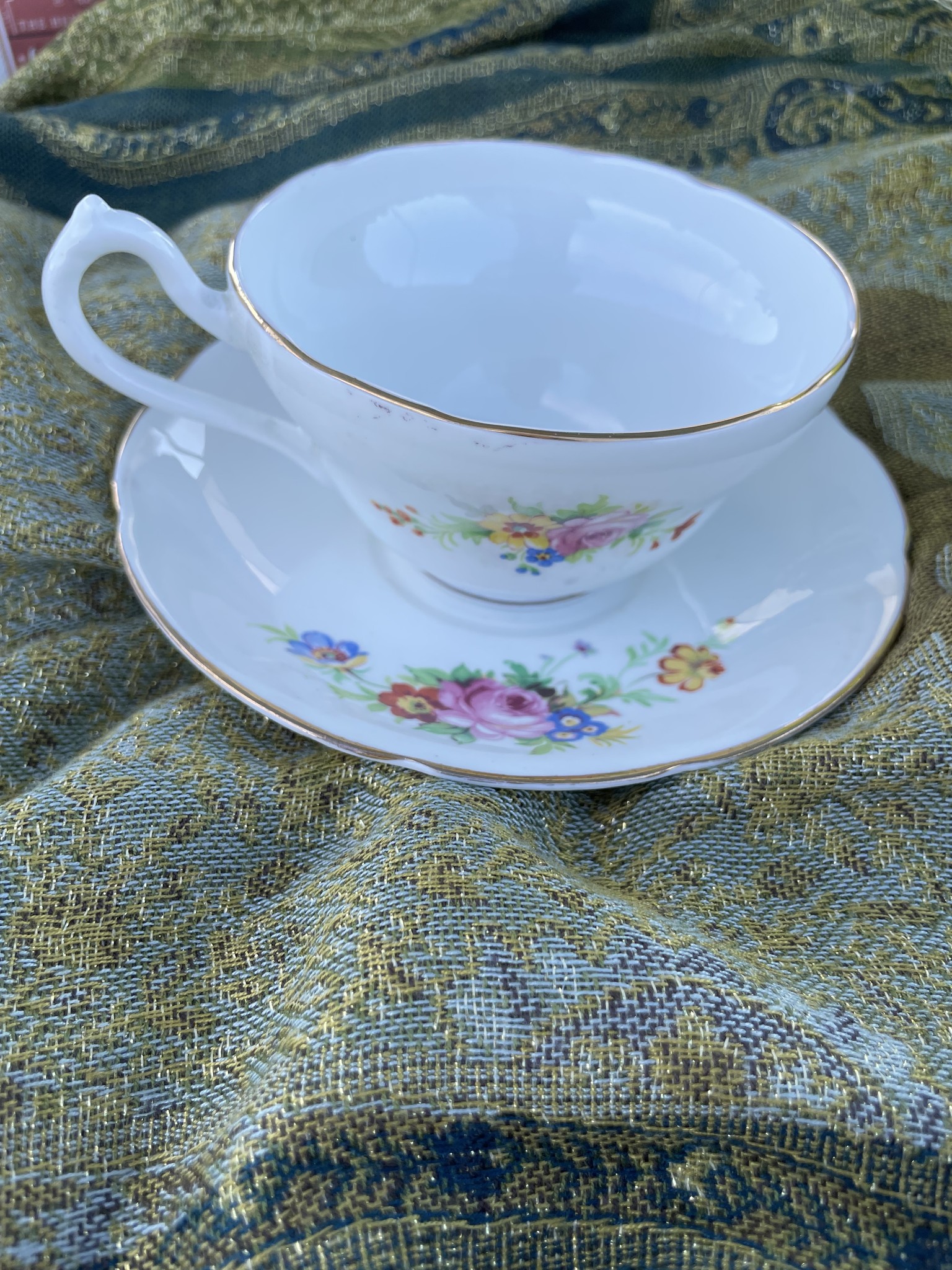 Antique teacup and plate donation from Amanda Bury Antiques